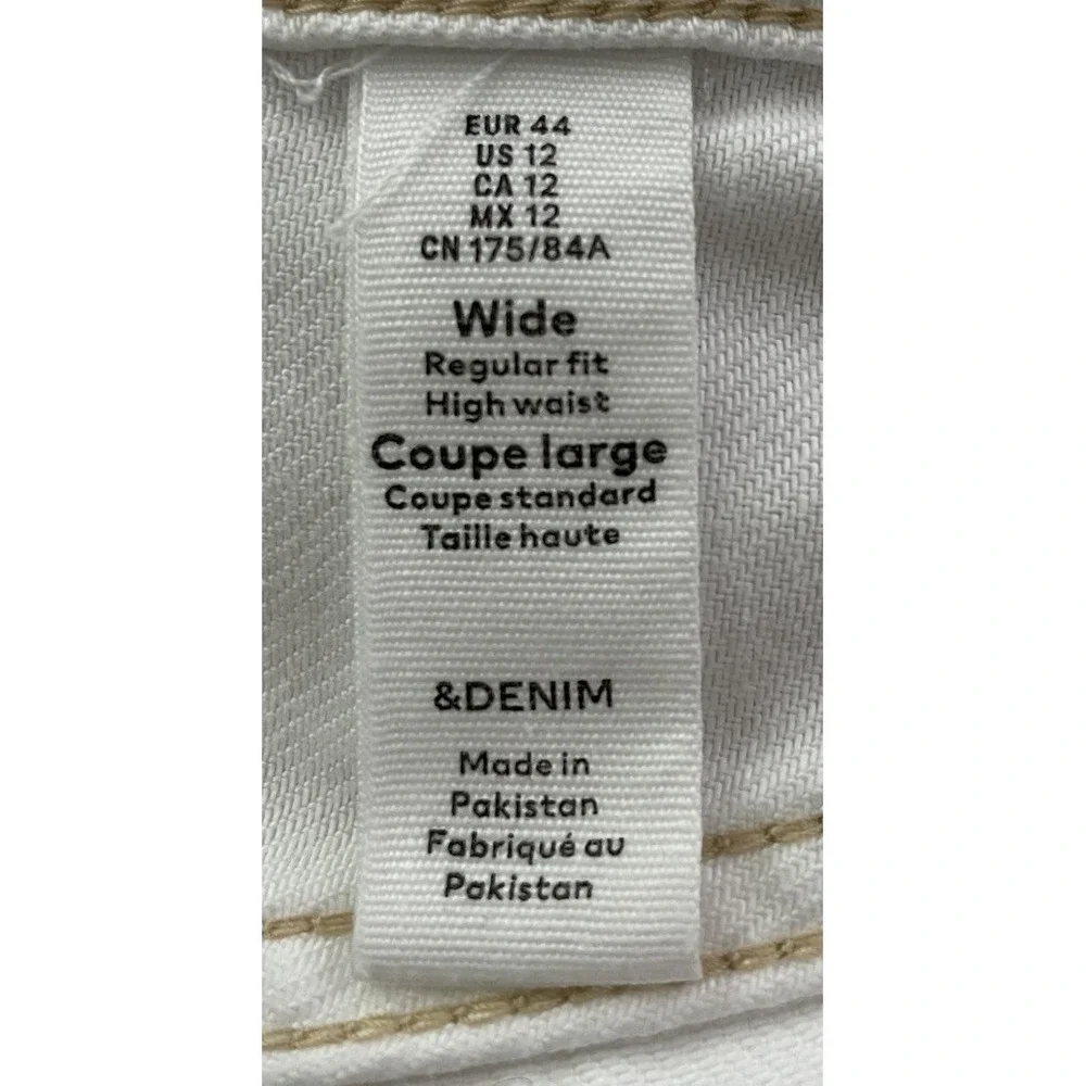 H&M white jeans